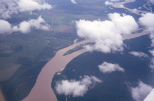 Figura 3 – Vista aérea dos formadores do rio Xingu.