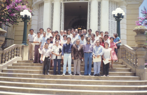 Figura 18- Participação de um Curso de Atualização em Cochabamba, Bolívia, em 1985.