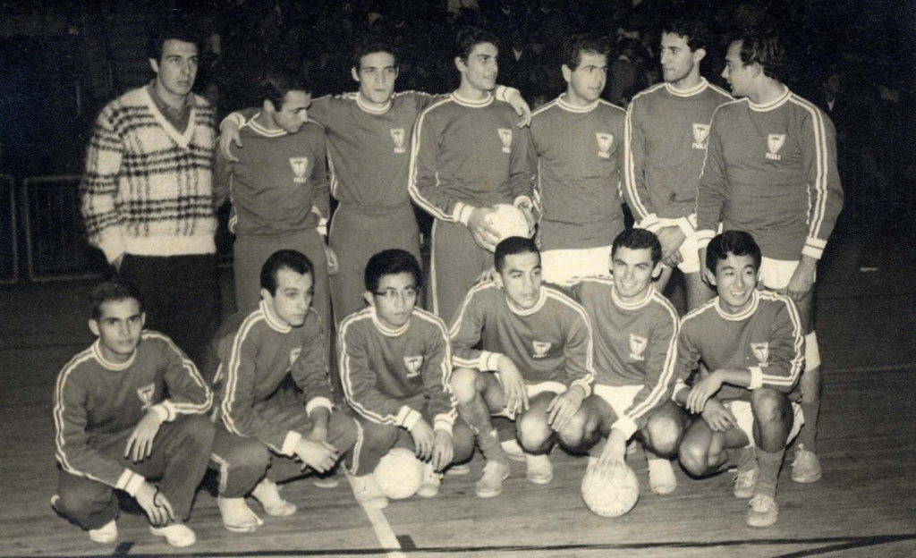 Equipe de voleibol que venceu a Pauli-Poli de 1965